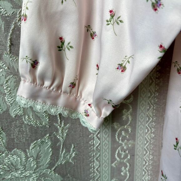 Aria Women's Pink Maxi Nightgown - Picture 4 of 8